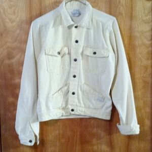 Bonjour jacket pale yellow size 14 Large